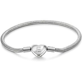Speroto Letter Heart Clasp Snake Stainless Steel Chain Bracelets for Women Girls in Kuwait