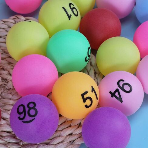 Balls Assorted Color 1 to 150 Numbered Table Tennis Balls for Game Party 150 Pieces in Saudi Arabia