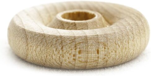 عجلة ألعاب خشبية صغيرة مقاس 3/4 بوصة، وسمك 3/16 بوصة - فتحة 3/16 بوصة - من CraftpartsDirect.com | 50 حزمة in Kuwait