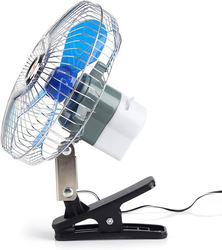 fo sa Car Oscillating Fan,Vehicle mounted Swing Fan,Car Portable Mini Fan, Small 180 Degree Rotating Adjustable Vehicle Clip On Cooling Oscillating Fan,12V 25W,22CM,1.4M,55.12inch in Saudi Arabia