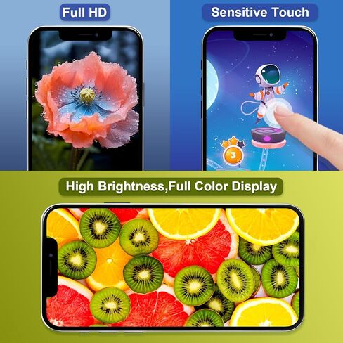 مجموعة استبدال شاشة Brinonac لهاتف iPhone 12/12 Pro، شاشة LCD Retina LCD كاملة الدقة مقاس 6.1 بوصة، مجموعة محول رقمي لشاشة اللمس COF مع أدوات إصلاح، لاصق مقاوم للماء، زجاج مقسى in Kuwait