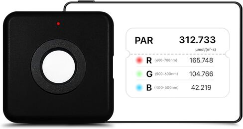 VBR-300-PAR Meter Red and Blue PAR Seperately 6000umol/(㎡s) DLI Calc PAR Distribution Test in Kuwait