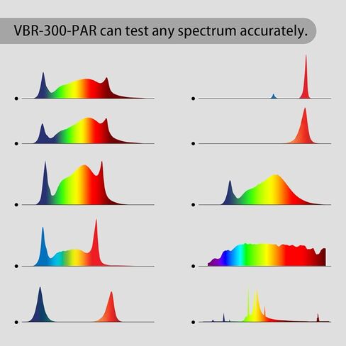 VBR-300-PAR Meter Red and Blue PAR Seperately 6000umol/(㎡s) DLI Calc PAR Distribution Test in Kuwait