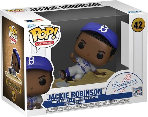 Funko Pop! Jackie Robinson (Slide) Vinyl Figure (Walmart Exclusive) in Saudi Arabia