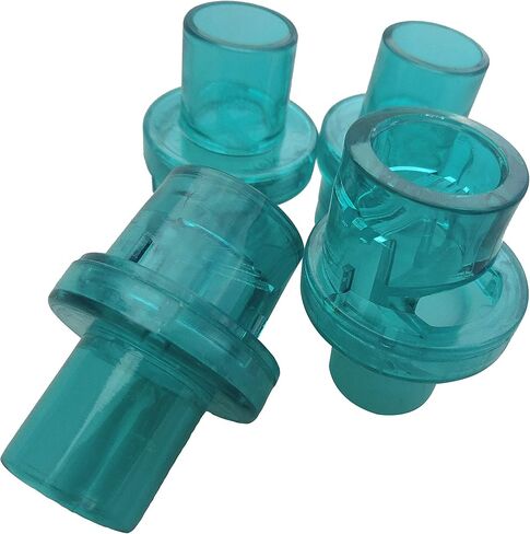 JTKENS 100pcs/Pack CPR One-Way Valve for Training Mask CPR Training Valves Green Individually Wrapped in Kuwait