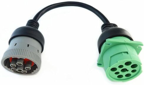 J1708 إلى J1939 محول 6pin إلى 9pin كابل لشاحنة سفينة الشحن in Kuwait