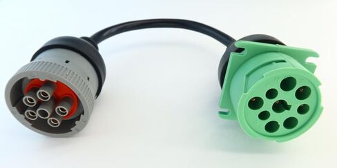 J1708 إلى J1939 محول 6pin إلى 9pin كابل لشاحنة سفينة الشحن in Kuwait