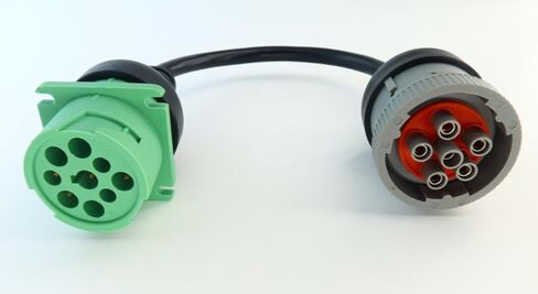 J1708 إلى J1939 محول 6pin إلى 9pin كابل لشاحنة سفينة الشحن in Kuwait