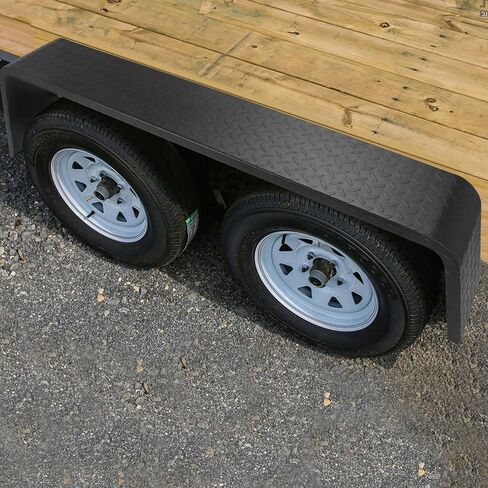 مصدات المقطورة ذات المحور المزدوج من Towallmark مقاس 72-7/8 بوصة × 10-1/4 بوصة × 13 بوصة (تناسب الإطارات مقاس 13 بوصة - 15 بوصة) - قطعتان in Kuwait