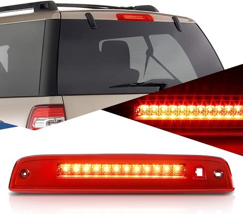 Auto Dynasty LED Black Housing 3rd Third Tail High Mount Brake Light Lamp Compatible with Ford Expedition Navigator 03-16 in Saudi Arabia