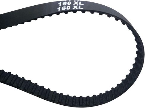 150XL 037 Timing Belt 3/8" Width 75 Teeth Cogged Rubber Geared Drive Belt 10mm Black Cog Drive Belt (150XL037) in Kuwait