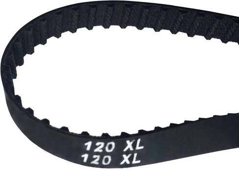 150XL 037 Timing Belt 3/8" Width 75 Teeth Cogged Rubber Geared Drive Belt 10mm Black Cog Drive Belt (150XL037) in Kuwait