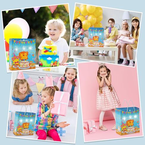 MAGICAL BAG LIGHTS & SOUND' Fireworks & Cheering' Birthday Gift Bags - Favor Bags, Music Bags for Wife, Husband, Him, Her, Women, Men & More, Birthday Bags Large Size in Saudi Arabia