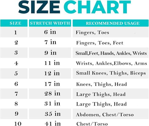 ضمادة شبكية أنبوبية ثابتة (مقاس 4) - لفافة بطول 10 ياردات تمتد إلى 25 ياردة - بالإضافة إلى زوج من المقص الطبي - ضمادة شاش شبكية مرنة للجروح - تناسب الأذرع والكاحلين والساق والأيدي والأقدام الكبيرة in Kuwait