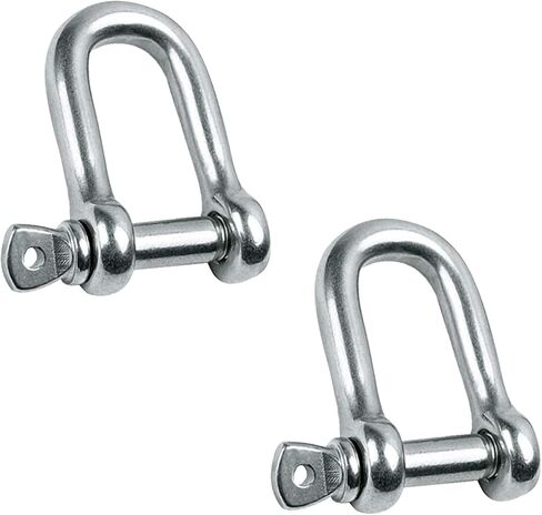تغيير مور 2/4 قطع D حلقة مرساة الأغلال، الفولاذ المقاوم للصدأ Clevis تكبل، السنانير البحرية المفاجئة مع دبوس المسمار للمركبة، مرساة السفينة، أساور حبل، الشظية البحرية الصف الإبحار تزوير الأغلال in Kuwait