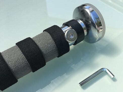 شريط سحب Garren Fitness Maximiza Plus - شريط سحب واسع للمدخل/شريط Chinup مع 3 مجموعات من حوامل الأبواب اللولبية - فقط للأبواب التي يزيد عرضها عن 35 بوصة (عرض قابل للتعديل من 35 إلى 50 بوصة) in Kuwait