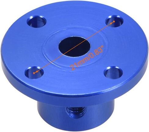 uxcell 6mm Inner Dia H15*D15 Rigid Flange Coupling Motor Guide Shaft Coupler Motor Connector 2PCS for DIY Parts in Saudi Arabia