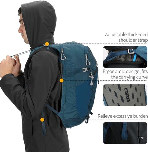 IX INOXTO Hiking Hydration Backpack with 2L/3L Water Bladder for Women and Men18L/25L Water Backpack for Hiking, Cycling, Climbing, Camping in Kuwait