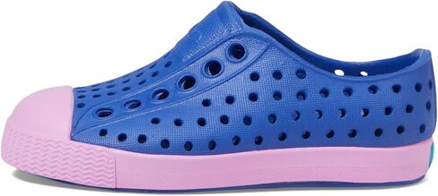 Native Shoes Kids Jefferson (Toddler/Little Kid) - EVA Upper and Lining - Perforations for Temperature Control Adventure Blue/Chillberry Pink 5 Toddler M in Saudi Arabia