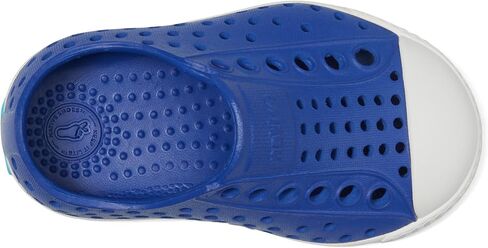 Native Shoes Kids Jefferson (Toddler/Little Kid) - EVA Upper and Lining - Perforations for Temperature Control Adventure Blue/Shell White 6 Toddler M in Saudi Arabia