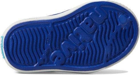 Native Shoes Kids Jefferson (Toddler/Little Kid) - EVA Upper and Lining - Perforations for Temperature Control Adventure Blue/Shell White 6 Toddler M in Saudi Arabia