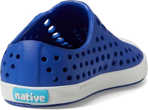 Native Shoes Kids Jefferson (Toddler/Little Kid) - EVA Upper and Lining - Perforations for Temperature Control Adventure Blue/Shell White 6 Toddler M in Saudi Arabia