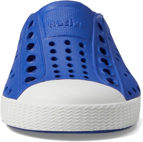 Native Shoes Kids Jefferson (Toddler/Little Kid) - EVA Upper and Lining - Perforations for Temperature Control Adventure Blue/Shell White 6 Toddler M in Saudi Arabia
