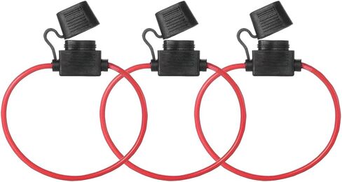 KOLACEN Automotive Car Truck in-line 18 Gauge Fuse Holder for Regular Standard Blade Type Fuse 5 Pieces + 10 Pieces Standard Blade Fuse 5Apm 10Amp in Saudi Arabia