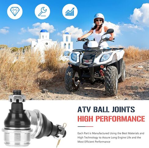 وصلة كروية أمامية علوية وسفلية لـ Yamaha Rhino 450/660/700، Grizzly 350/400/450، Kodiak 400/450، Wolverine 350/450، Big Bear 400، Bruin 350، يستبدل 5FU-F3549-00، قطعتان in Saudi Arabia