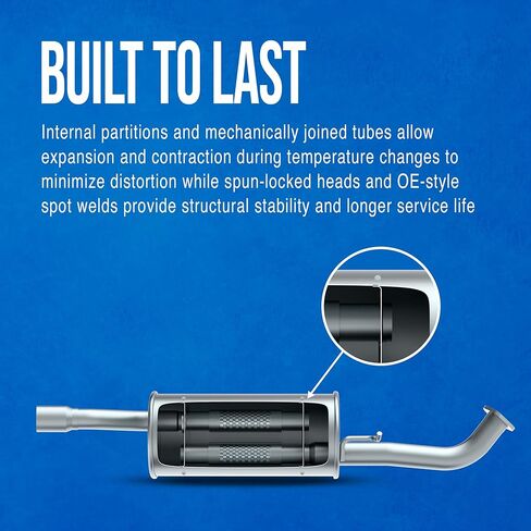 Walker SoundFX 18816 Direct Fit Exhaust Muffler 1.75" Outlet (OD) for Honda Civic del Sol in Saudi Arabia