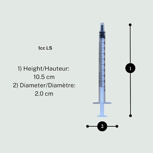 1cc 25G x 5/8 "حقنة بيطرية طبية لور زلة السل، 100 قطعة/صندوق 01TB2516 in Kuwait