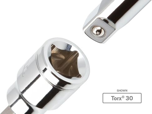 TEKTON 3/8 Inch Drive x TR45 Tamper-Resistant Torx Bit Socket | SHB17245 in Saudi Arabia