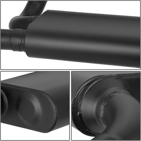 DNA MOTORING CBE-UR-016 Stainless Steel Axle Back Dual Muffler Exhaust System [Compatible with 18-22 Wrangler JL 2.0L 3.6L Engines,4" OD IN/ 2.5" OD Inlet/ 2.5" OD Outlet] in Saudi Arabia