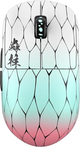 [Pulsar x Demon Slayer] X2V2 Mini Wireless Gaming Mouse, Ultra Lightweight Collectible Mouse, Symmetrical PC Mac Computer Mice, Optical Switch, 2.4 Ghz 1 ms, KAMADO NEZUKO (Superglide Included) in Kuwait