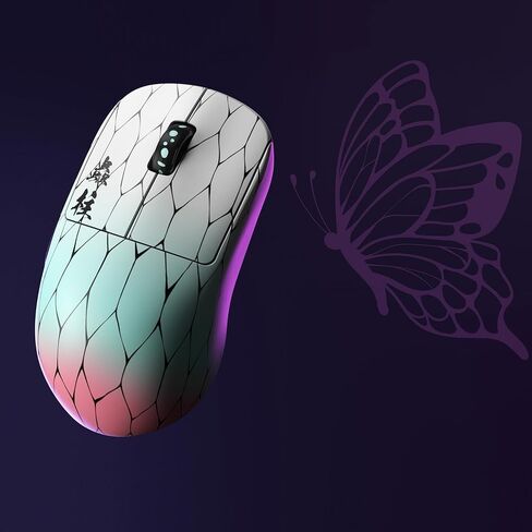 [Pulsar x Demon Slayer] X2V2 Mini Wireless Gaming Mouse, Ultra Lightweight Collectible Mouse, Symmetrical PC Mac Computer Mice, Optical Switch, 2.4 Ghz 1 ms, KAMADO NEZUKO (Superglide Included) in Kuwait