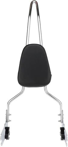 Detachable Sissy Bar Passenger Backrest Pad for Harley Touring Road King Street Glide Electra Glide Road Glide 1997-2008, Black in Saudi Arabia