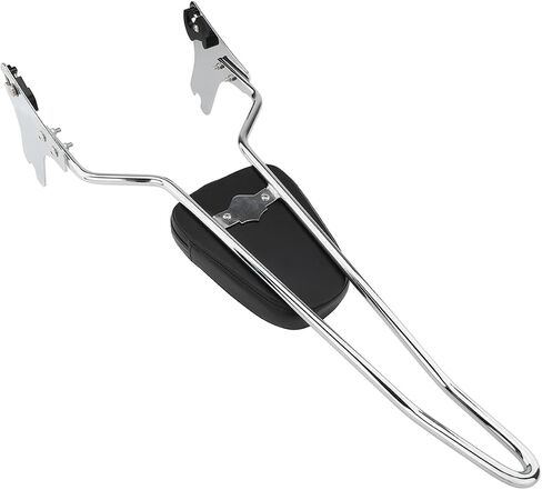 Detachable Sissy Bar Passenger Backrest Pad for Harley Touring Road King Street Glide Electra Glide Road Glide 1997-2008, Black in Saudi Arabia