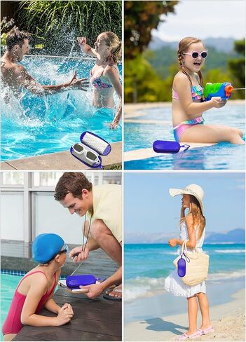 Rkyzhuang Swim Goggle Case For Swimming Goggles, Protective Cases for Goggles with Clip in Saudi Arabia