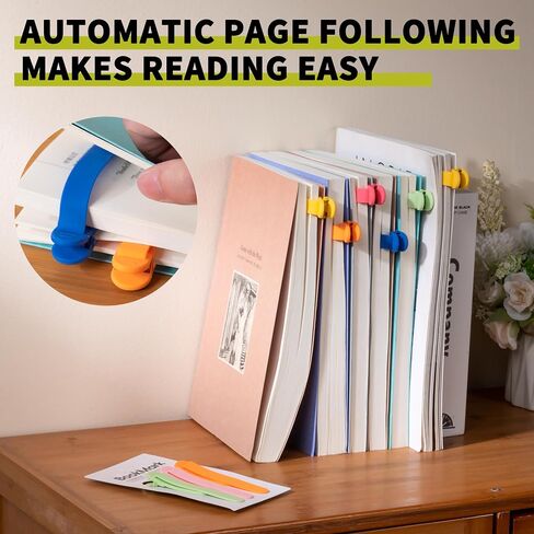 إشارات مرجعية للنساء، علامات كتاب للقراءة للنساء، قطعتان من ملحقات الكتب من كالوفان، ملحقات القراءة، هدايا للأمهات والمعلمات لمحبي الكتب في عيد الأم، وعيد الشكر وعيد الميلاد (وردي + أخضر) in Kuwait