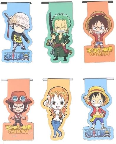 علامة مرجعية مغناطيسية لقطعة واحدة، مشبك كتب كرتون أنيمي هدية إبداعية ثقافية إبداعية (18 قطعة) in Kuwait