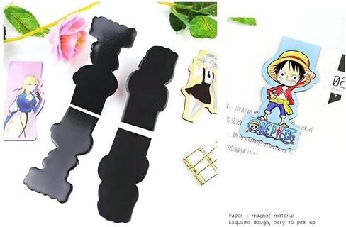 علامة مرجعية مغناطيسية لقطعة واحدة، مشبك كتب كرتون أنيمي هدية إبداعية ثقافية إبداعية (18 قطعة) in Kuwait