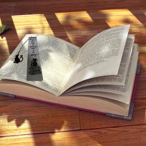 إشارات مرجعية للقطط من addserk لمحبي القطط، إشارات مرجعية ممتعة لمحبي الكتب، هدايا مالك القطط لمحبي الكتب، المعلمين، الأبناء، البنات، المعلمين، إلخ، هدايا زفاف عيد ميلاد للأصدقاء الإناث in Kuwait