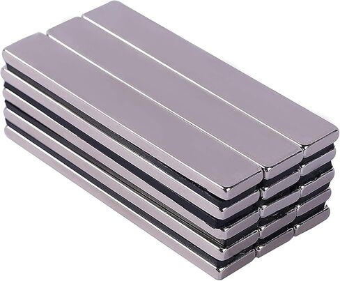 15 Pack Neodymium Bar Magnets, High Strength Rare-Earth Magnets for Crafts, DIY,Office,Fridge,and Science Education-60 x 10 x 3 mm in Kuwait