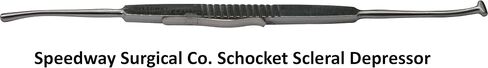 Schocket Scleral Depressor I Stainless Steel I Approx 147 mm in Saudi Arabia