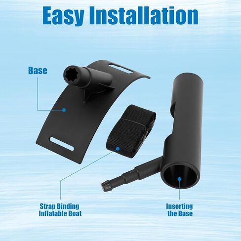 unitackcle Boat Fishing Rod Holders with Base Straps, Fishing Pole Rod Racks ,Ideal for Boats, Canoes, and Kayaks in Kuwait