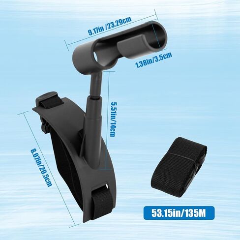 unitackcle Boat Fishing Rod Holders with Base Straps, Fishing Pole Rod Racks ,Ideal for Boats, Canoes, and Kayaks in Kuwait