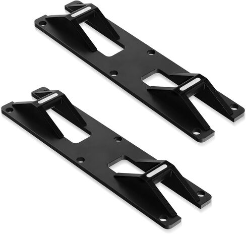 Klutchtech Cargo Crossbars Mount Plates for R1T/R1S 2022 2023 2024, Roof Rack Crossbars Wall Mount Custom Compatible with R1T/R1S Accessories 2022-2024（Black） in Saudi Arabia