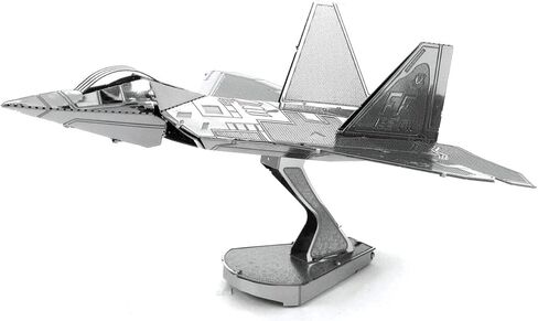 مجموعة نماذج معدنية ثلاثية الأبعاد من Fascinations Metal Earth مجموعة Lockheed Martin مكونة من 4 قطع - SR-71 Blackbird - F-22 Raptor - F-35 Lightning II - F-117 Nighthawk in Saudi Arabia