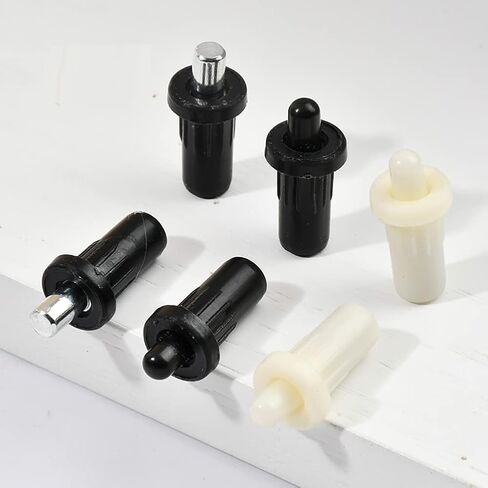 20 Pieces Blinds Repair Pins Plastic Shutter Repair Pins Spring Loaded Repair Pins Spring Loaded Plantation Shutter Replacement Repair Pins, Black in Saudi Arabia