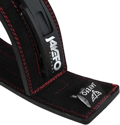 JAYEFO SPORTS LEATHER WEIGHT LIFTING LEVER BELT FOR POWERLIFTING IPF BUCKLE MEN & WOMEN STRONGMAN 10MM WORKOUT DEADLIFTS in Saudi Arabia